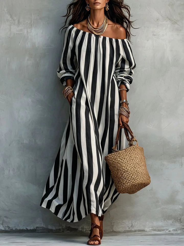 Isobel Off Shoulder Maxi Dress