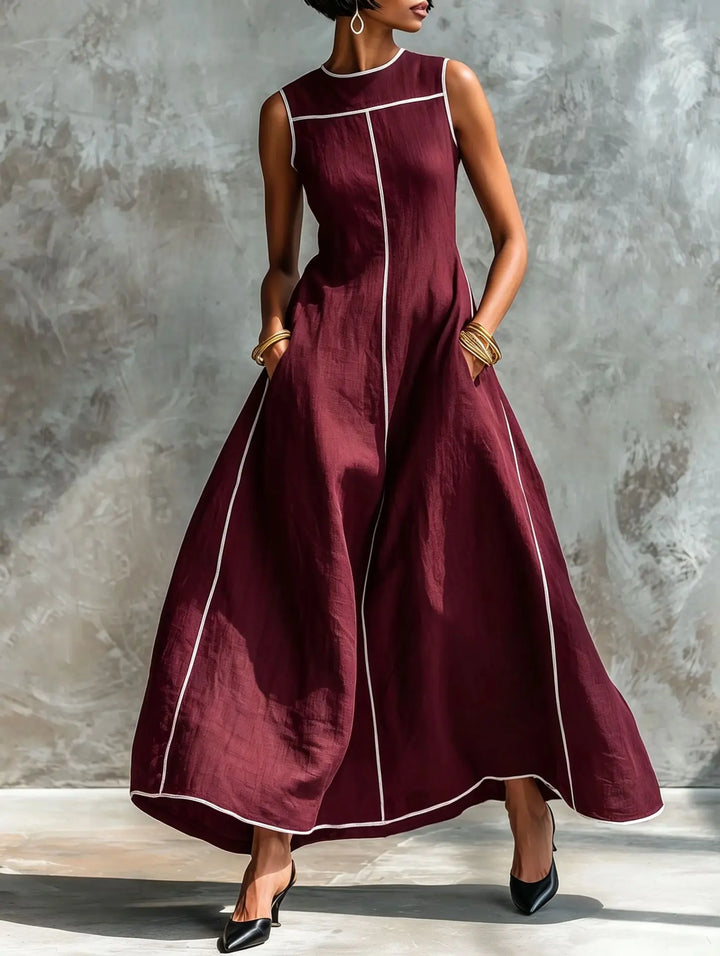 Linnea Elegant Flowy Maxi Dress