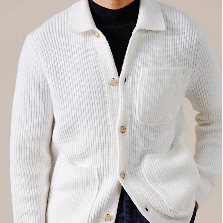 Ignatius Ribbed Knit Cardigan