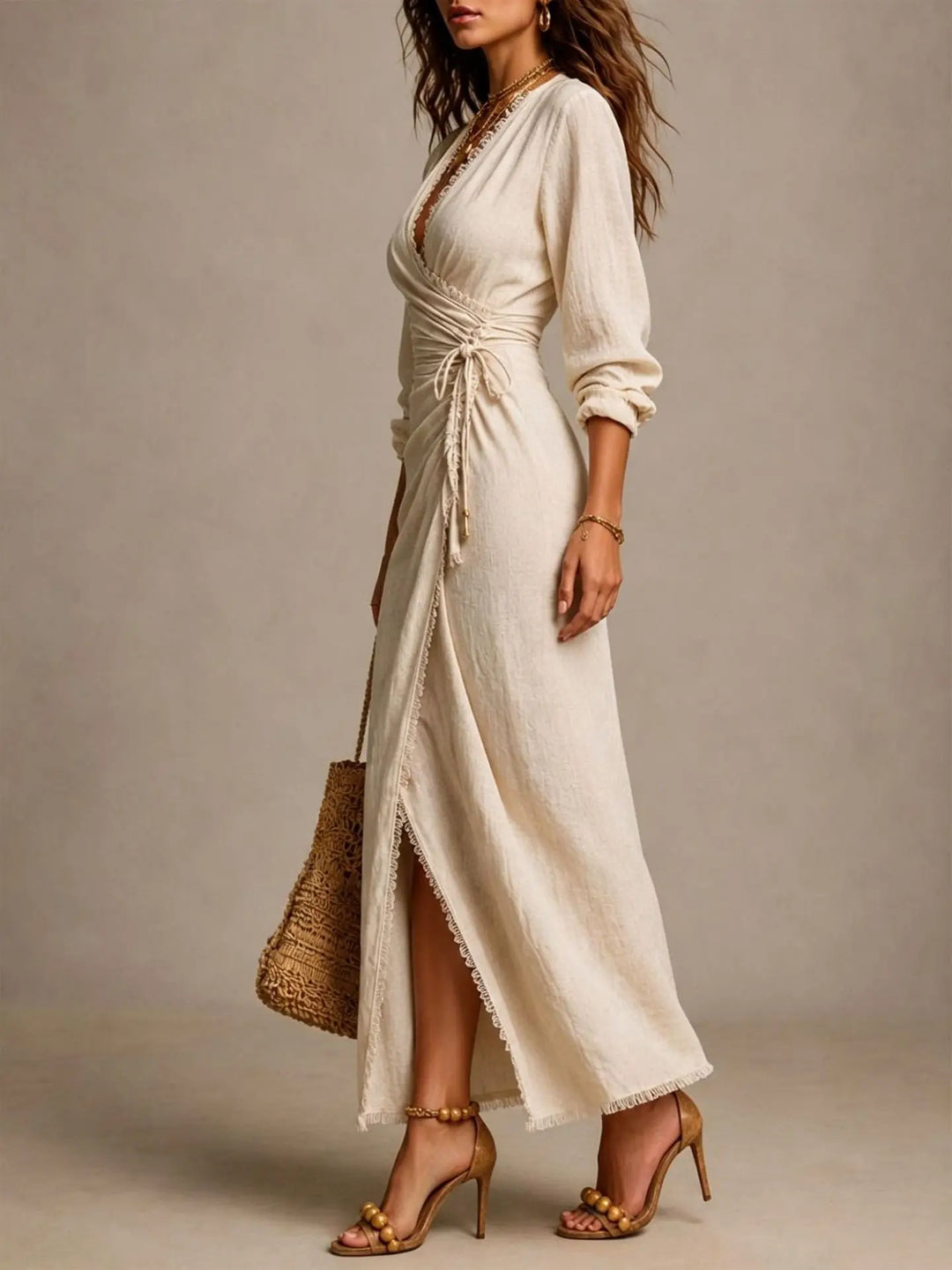 Myla Waist Tie Maxi Dress