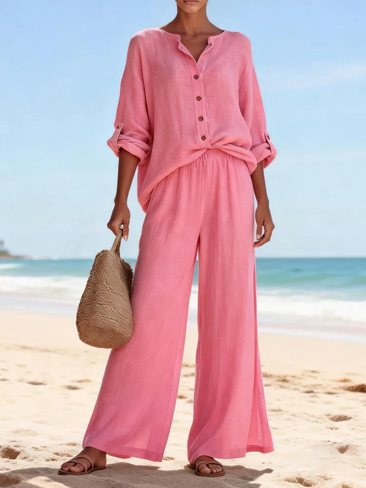 Malven Comfortable Relaxed Two-Piece Set
