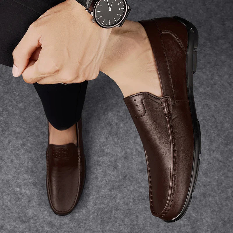 Evan Classic Leather Loafers
