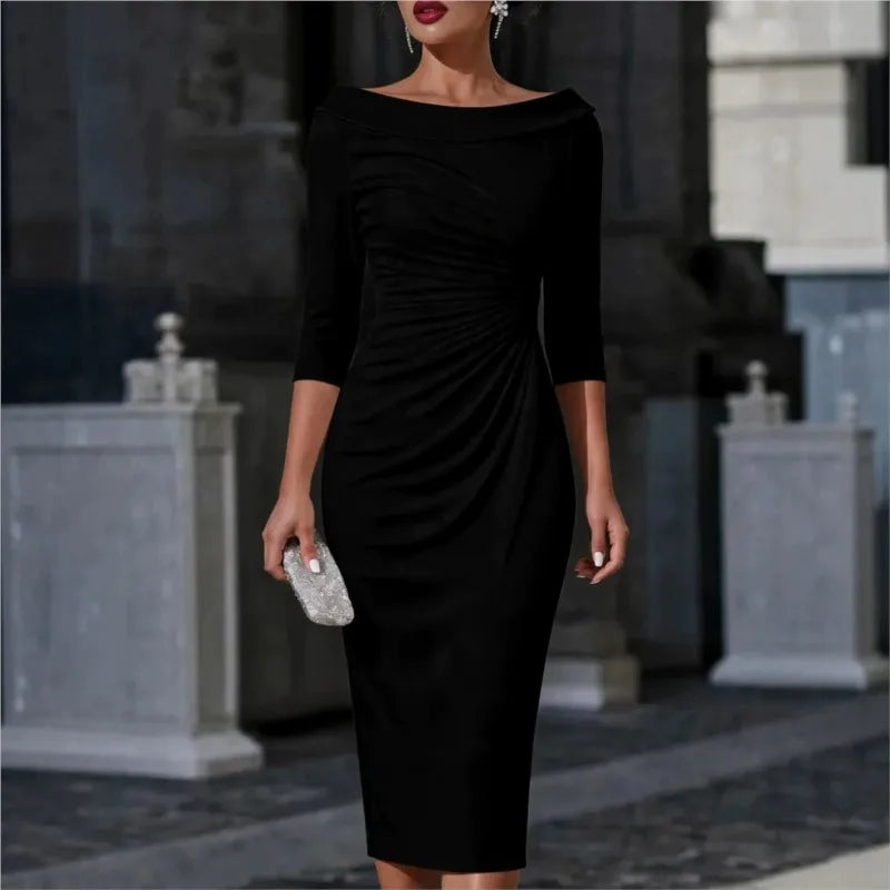 Cecelia Ruched Sheath Dress