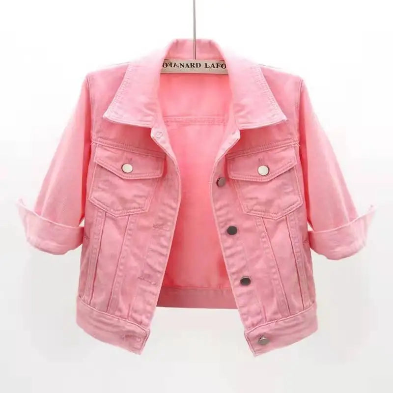 Georgina Cropped Denim Jacket