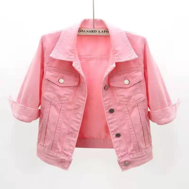 Georgina Cropped Denim Jacket