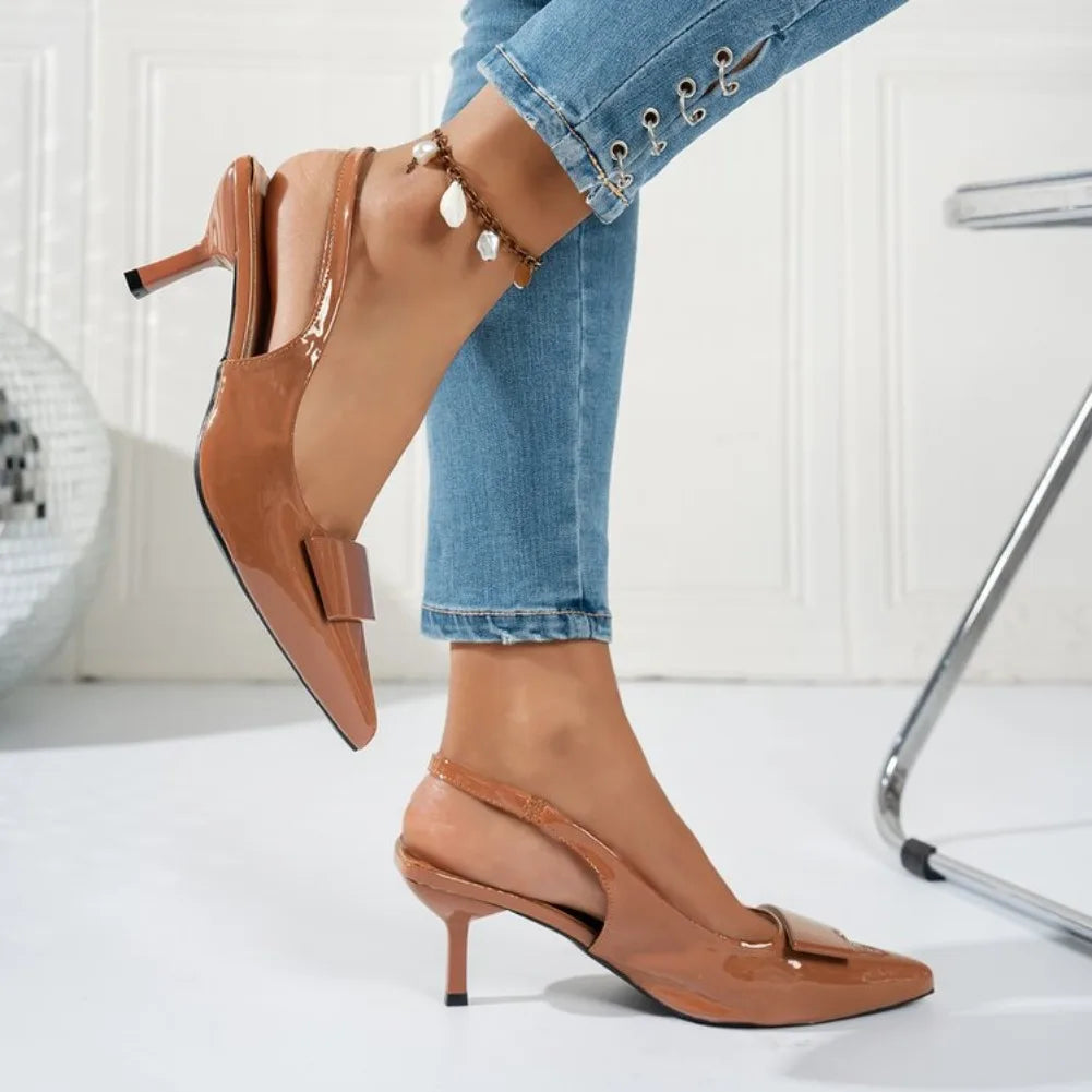 Connie Pointed Slingback Heels