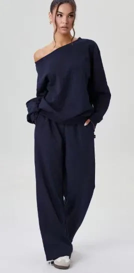 Delphine Off Shoulder Tracksuit Set