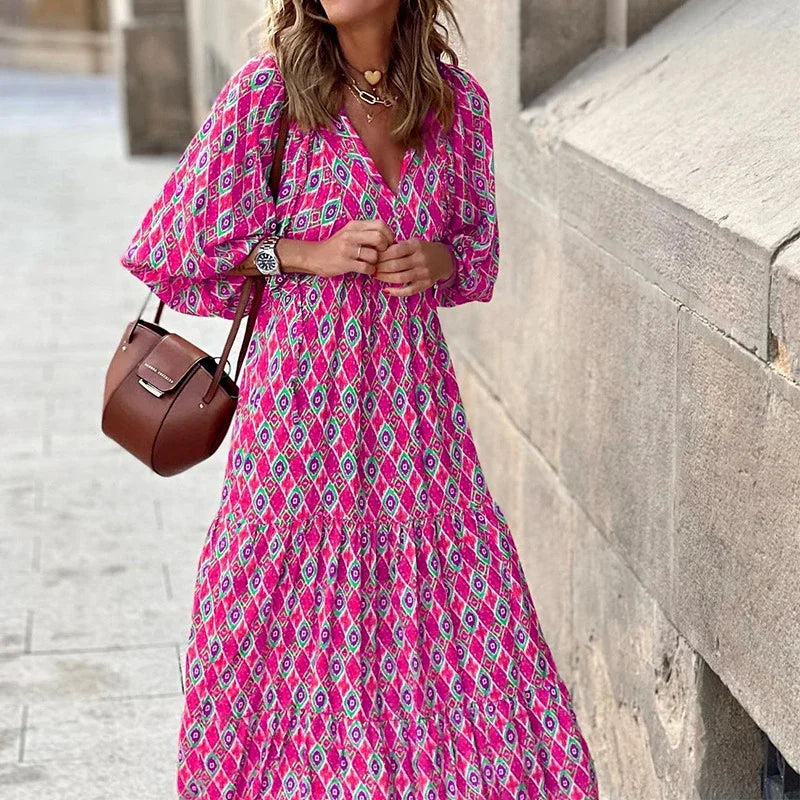 Jacinta Effortless Floral Boho Maxi Dress