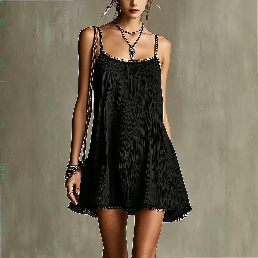 Kayla Sleeveless Swing Mini Dress