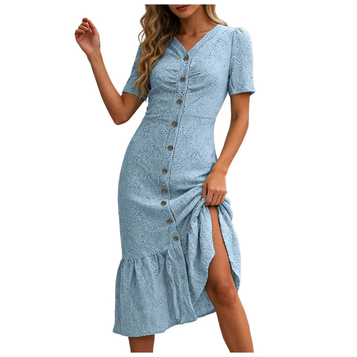 Orabella Eyelet Midi Dress