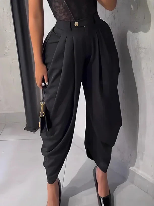 Hailey Draped Harem Trousers