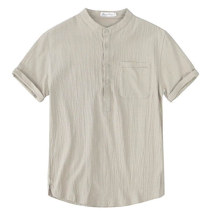 Davin Short Sleeve Henley Shirt