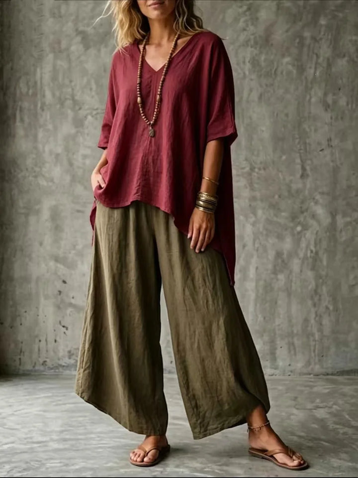 Anneliese Linen Blend Co-Ord Set