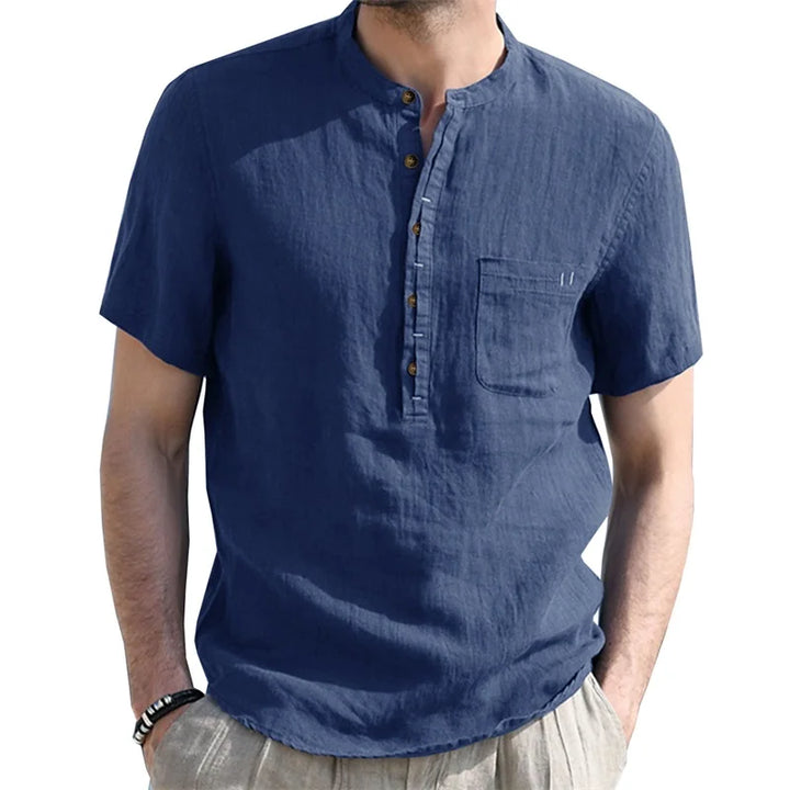 Berkeley Linen Henley Shirt