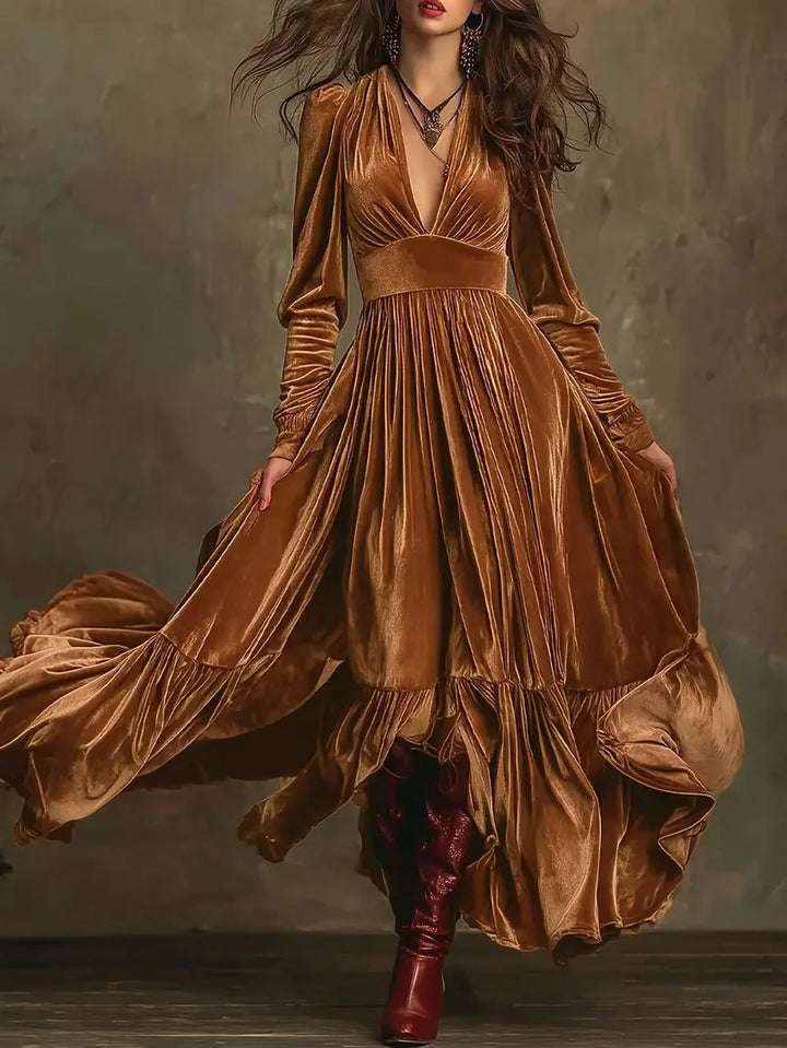Lacceti Flowing Velvet Dress