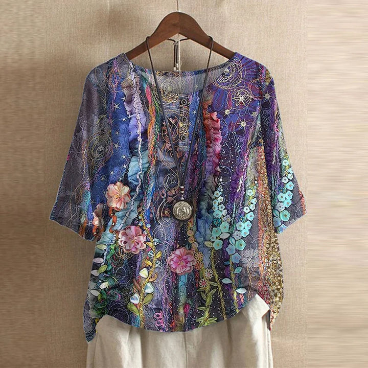 Gloria Retro-Inspired Blouse