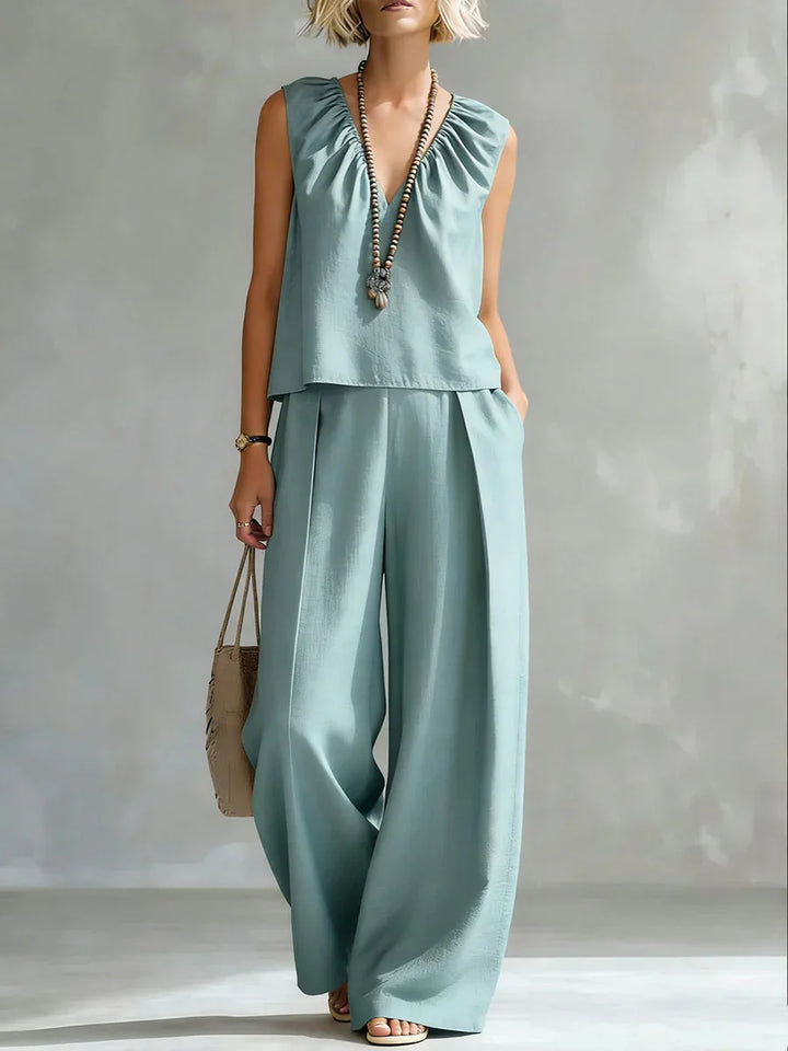 Celine Sleeveless Lounge Set