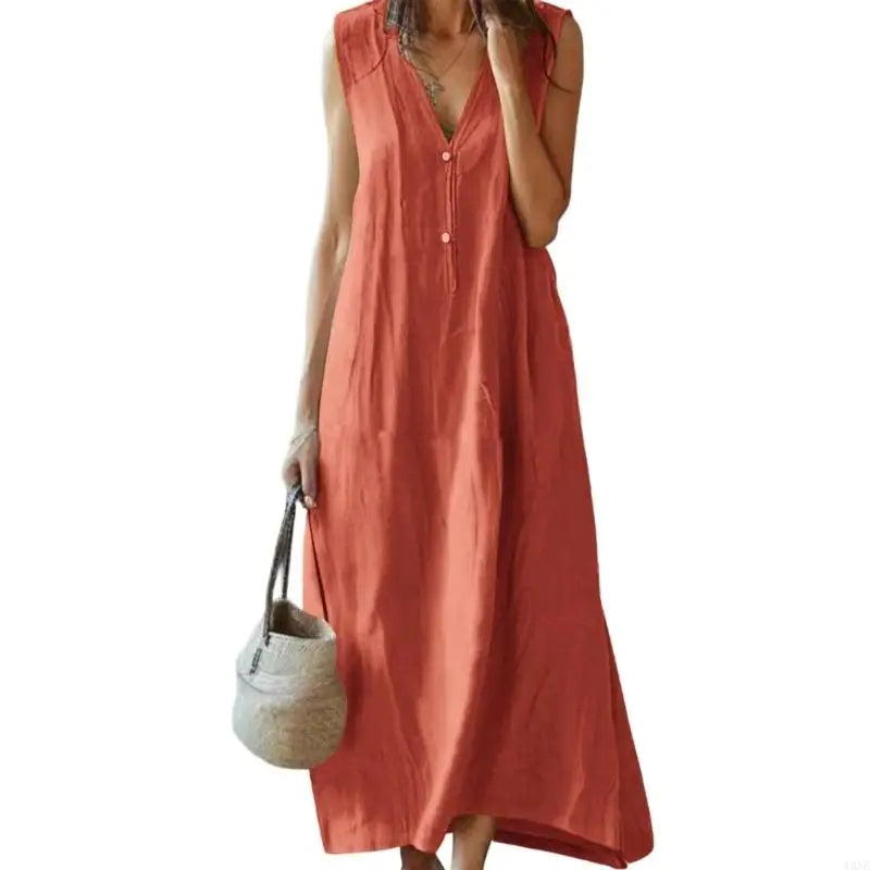 Kennedy Relaxed Linen Maxi Dress