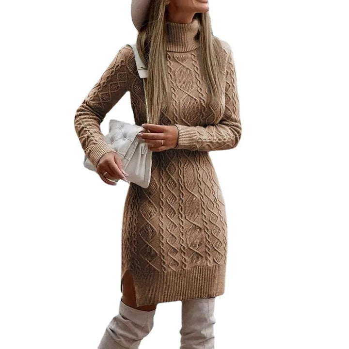 Odessa Cable Knit Sweater Dress