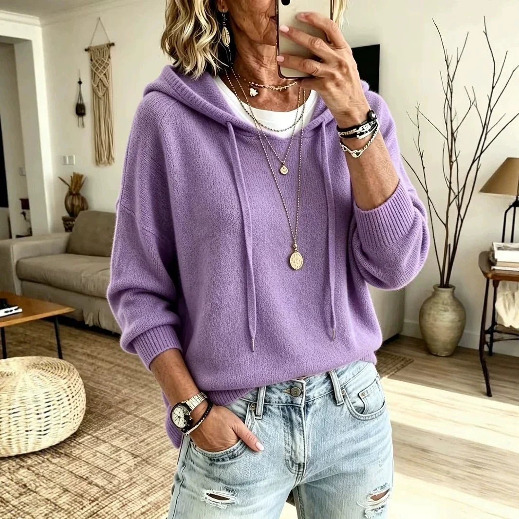 Frida Drawstring Hood Sweater