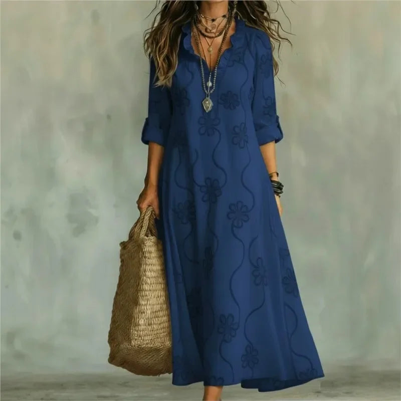 Lavinia Floral Print Long Sundress