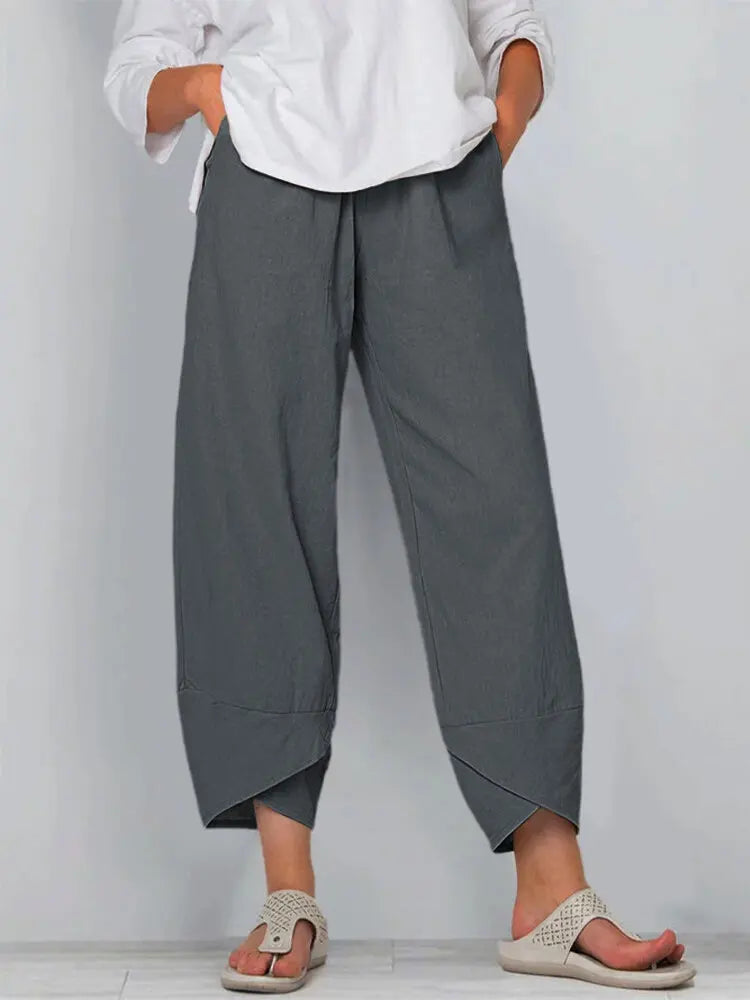 Madison Cotton Linen Harem Pants
