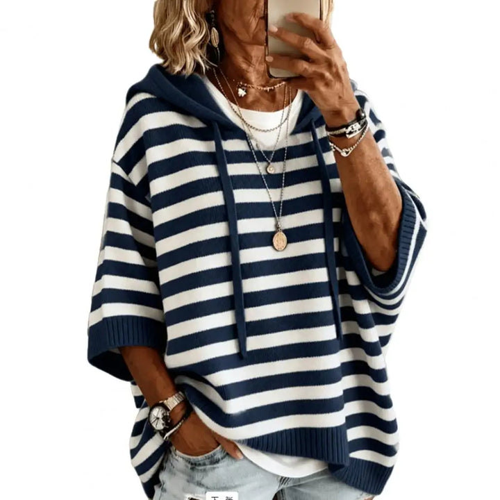 Simone Drawstring Hood Sweater