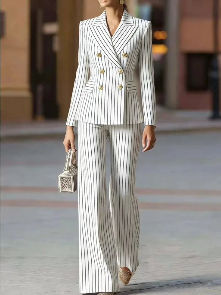 Corinthe Double Breasted Pant Suit
