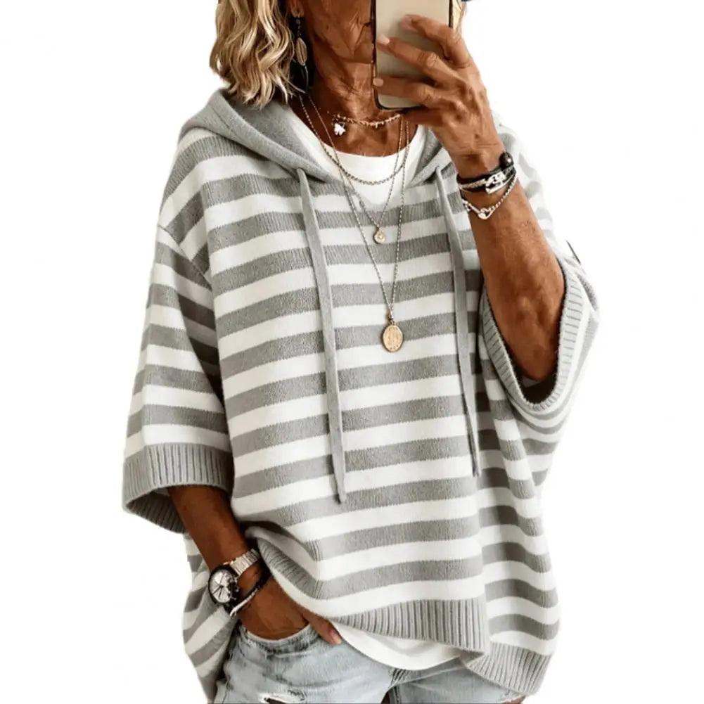 Simone Drawstring Hood Sweater