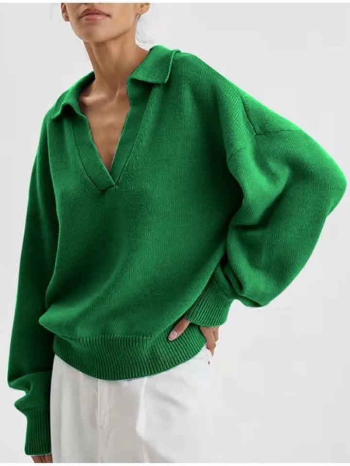 Noelle Polo Collar Sweater