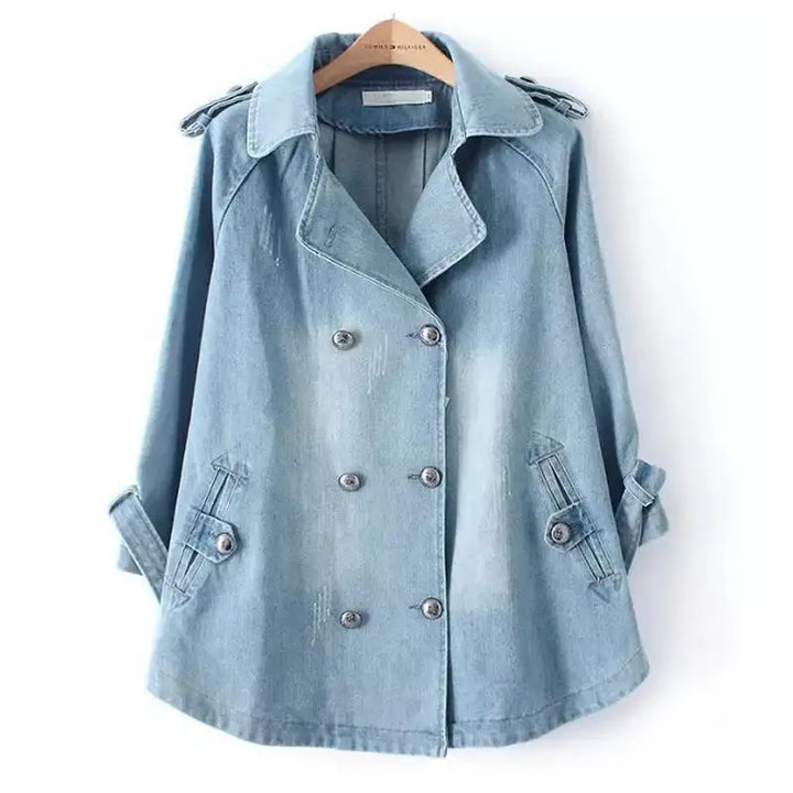 Marlene Denim Cape Jacket