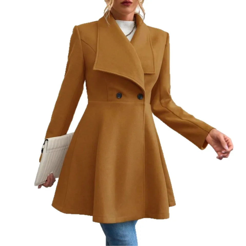Fenley Waterfall Collar Coat