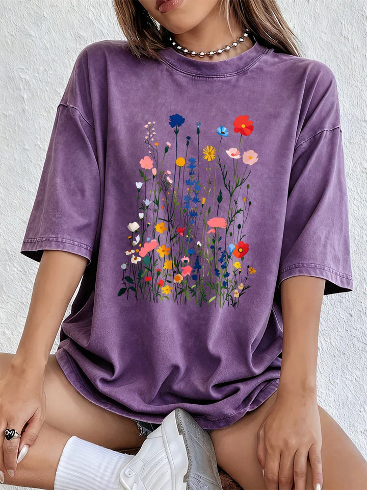 Shannon Floral Graphic T Shirt