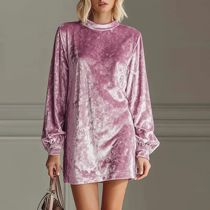 Roselyn Velvet Mini Dress