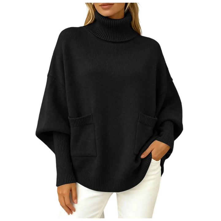 Freya Batwing Turtleneck Sweater