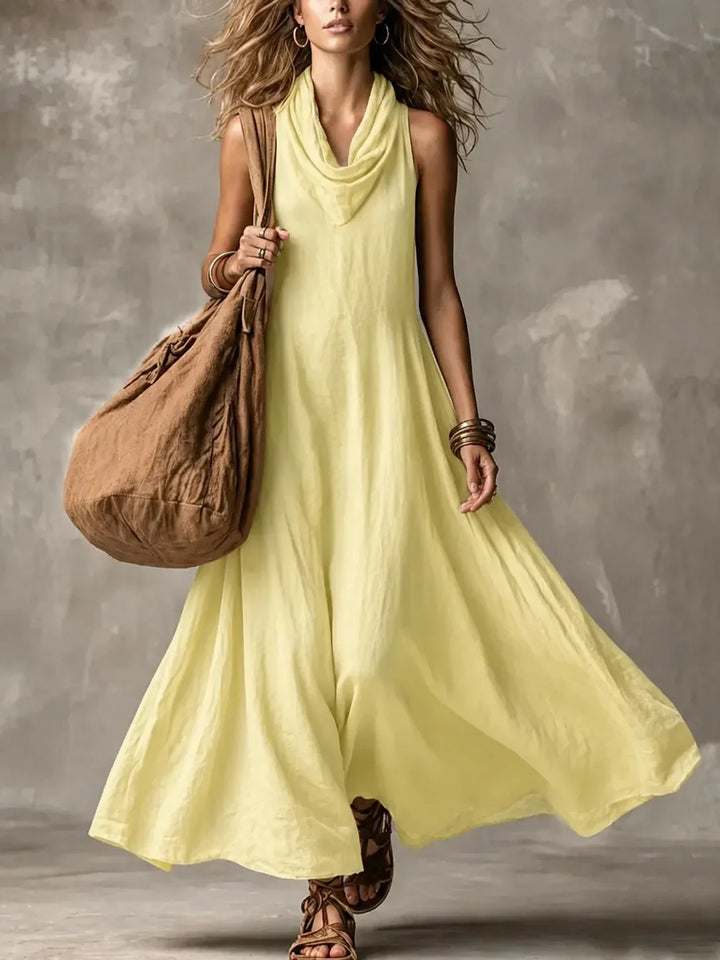 Jaylah Cowl Neck Maxi Dress