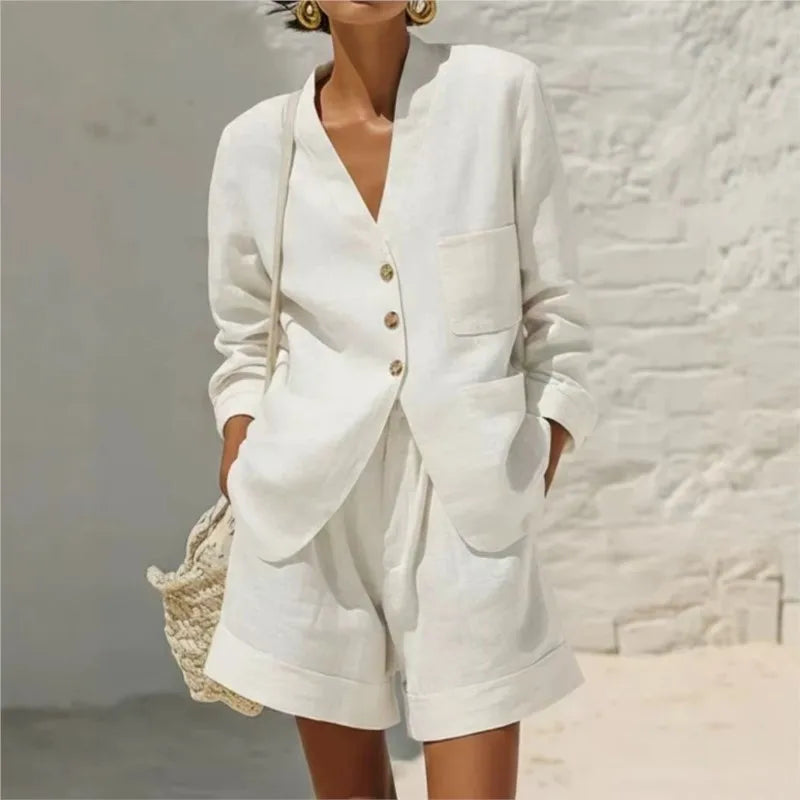 Alaysia Tailored Shorts Set
