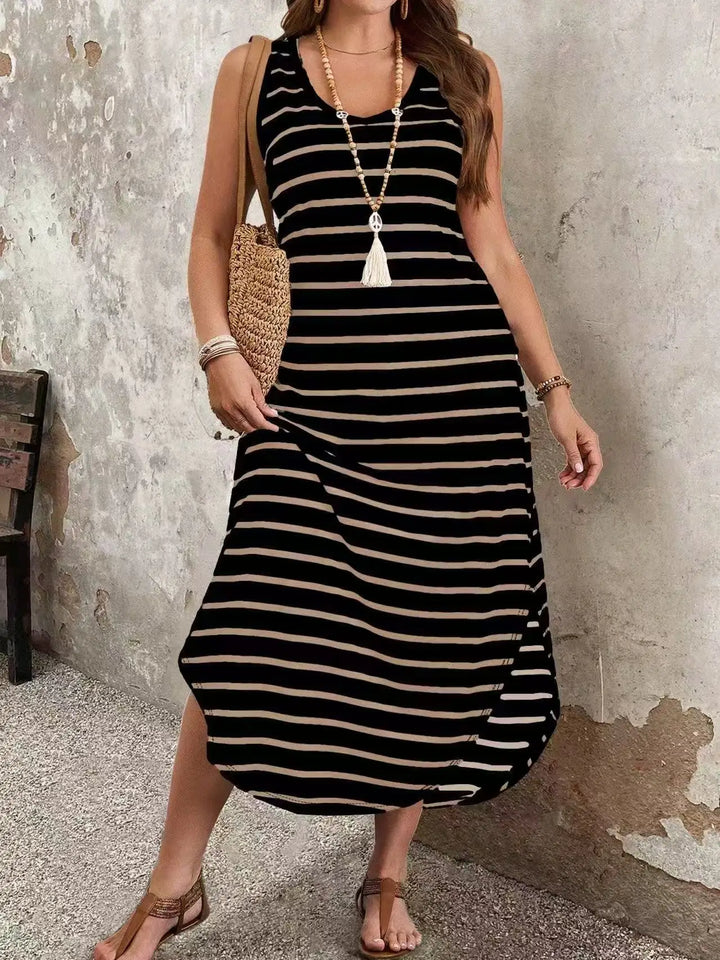 Drusilla Comfortable Sleeveless Summer Maxi Dress