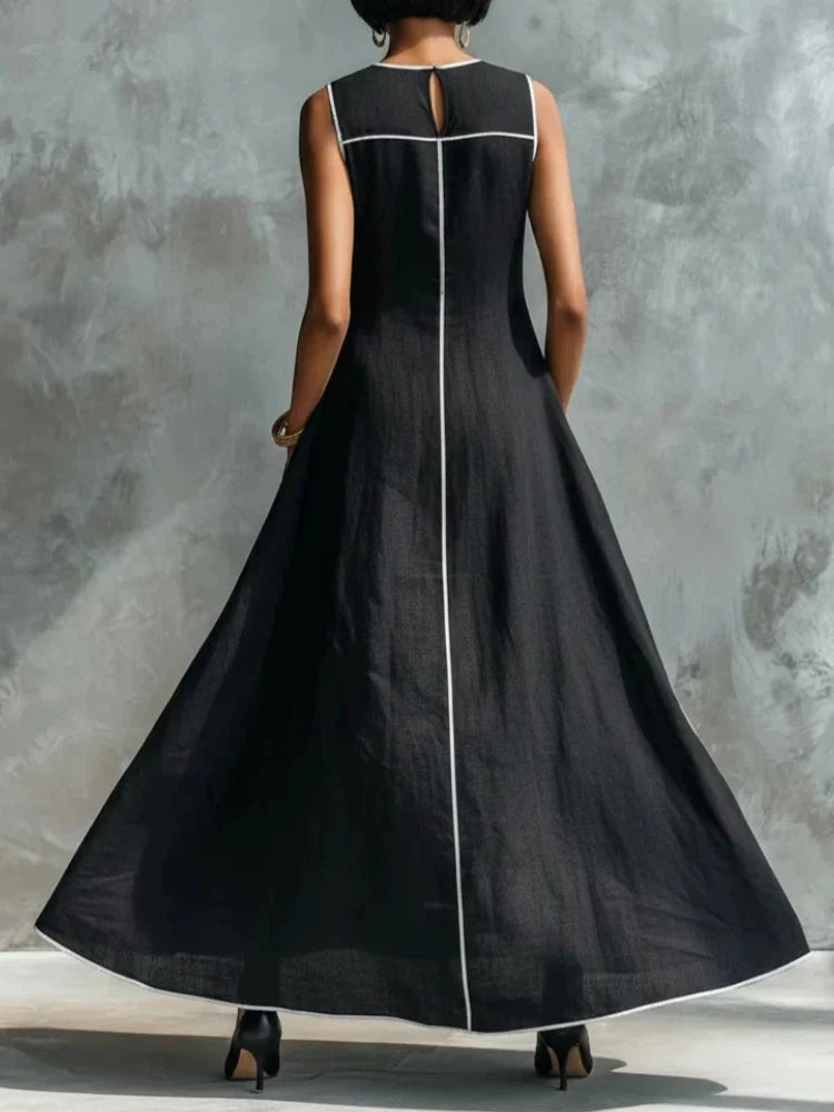 Linnea Elegant Flowy Maxi Dress
