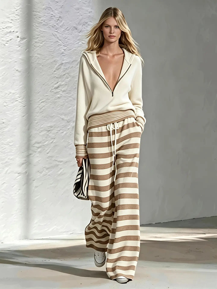 Hermione Half Zip Two Piece Set