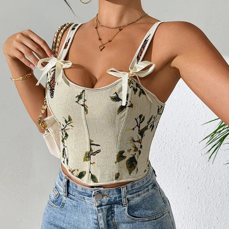 Holly Floral Corset Top