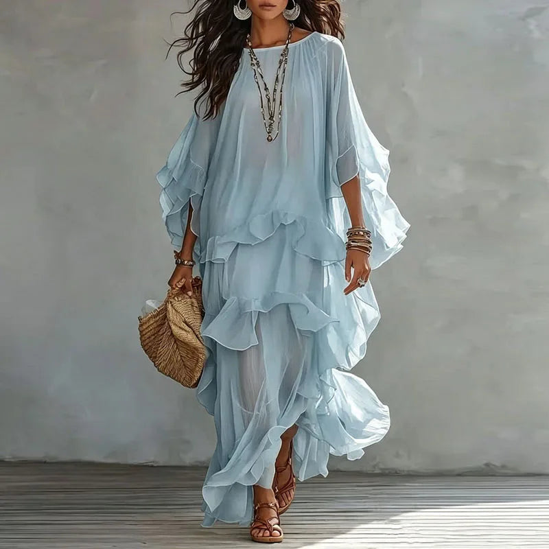 Simone Tiered Ruffle Maxi Dress