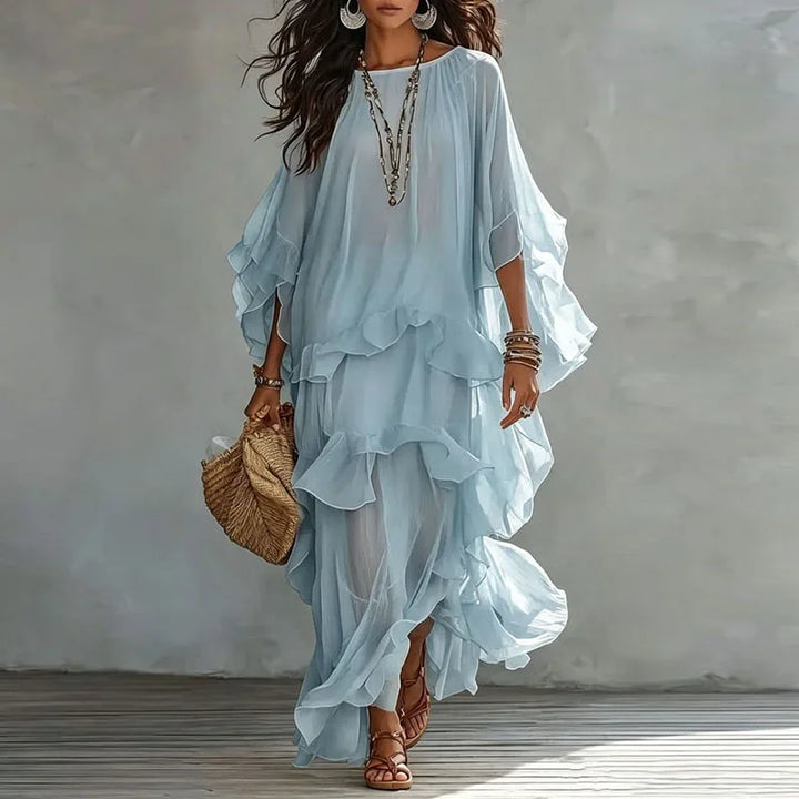Simone Tiered Ruffle Maxi Dress