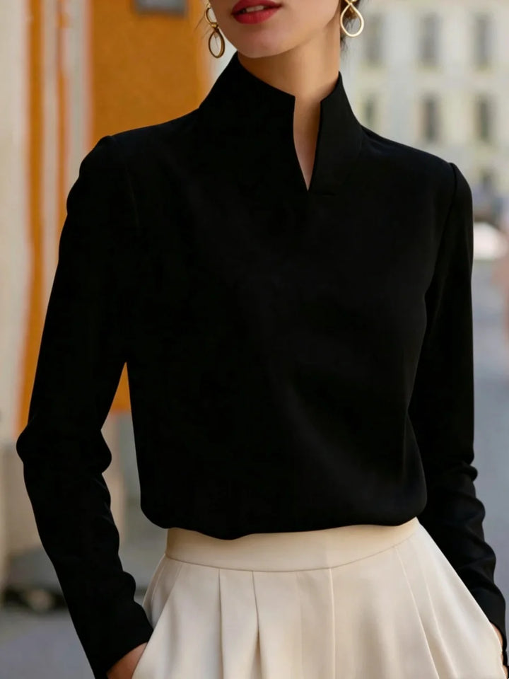 Emilee Stand Collar Blouse