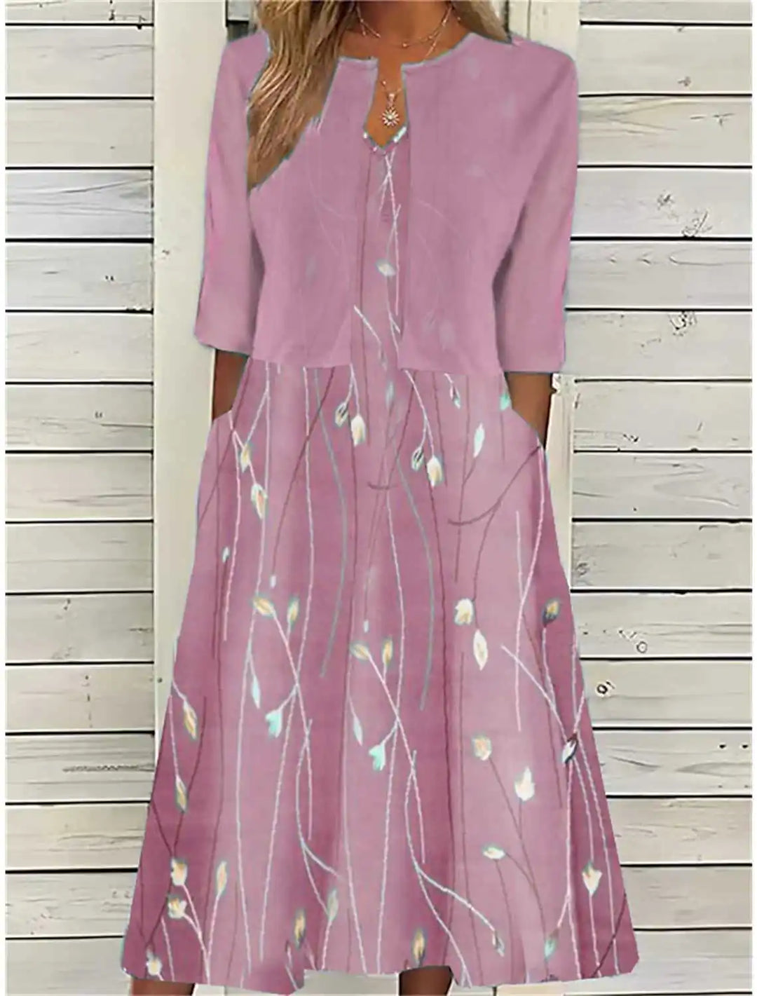 Angelina Floral Midi Dress