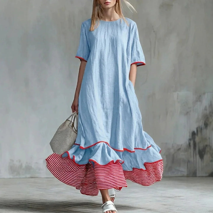 Lillian Elegant Ruffle Maxi Dress