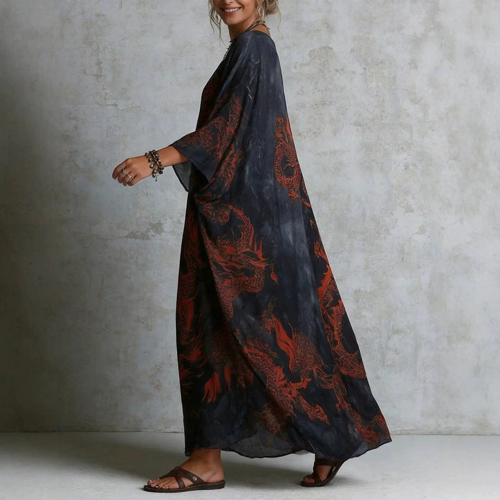 Yolanda Batwing Sleeve Kaftan