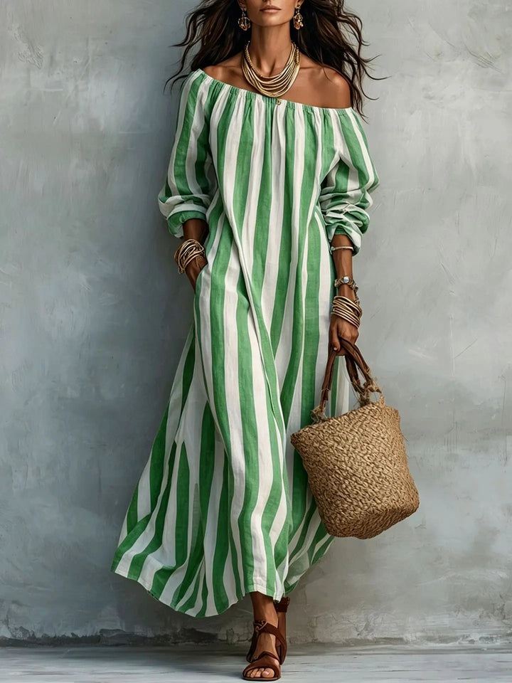 Isobel Off Shoulder Maxi Dress