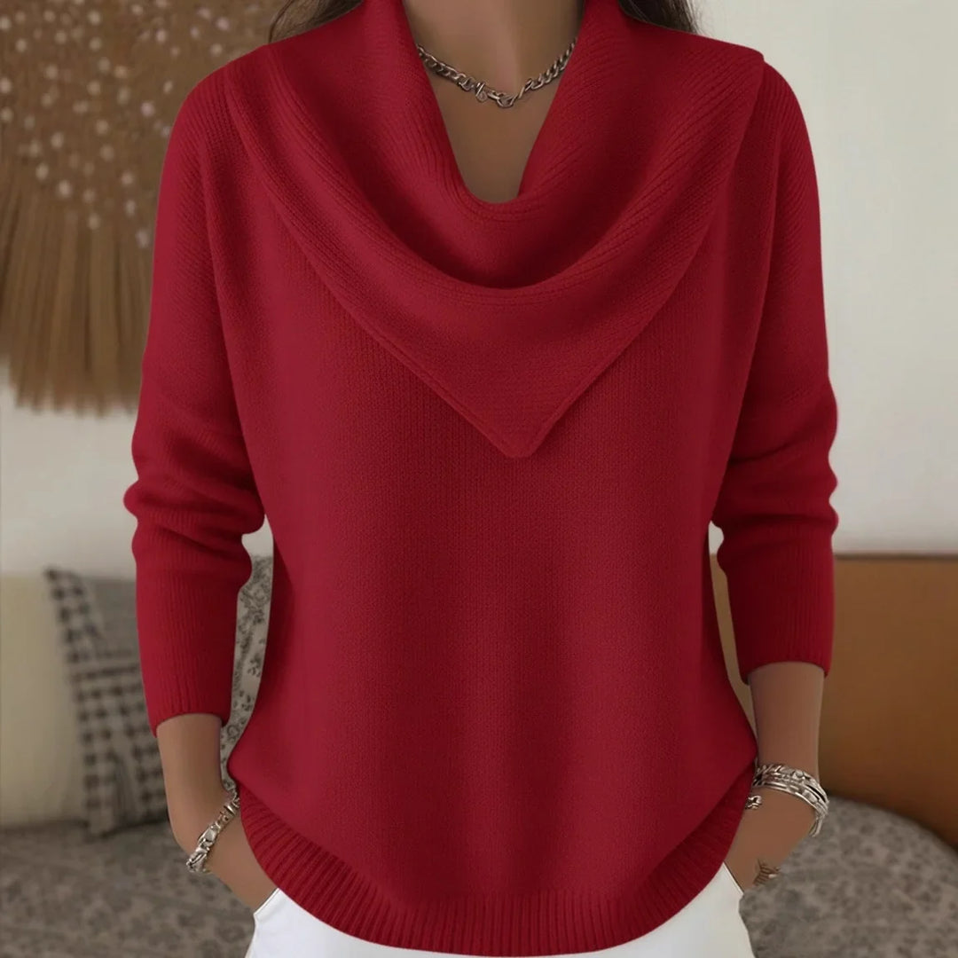 Amelina Cowl Neck Sweater
