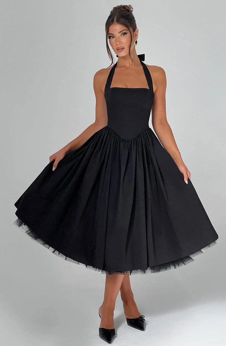 Danica Halter A Line Baby Doll Dress